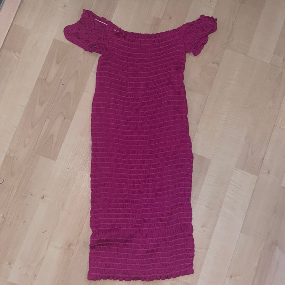 Pink Off Shoulder Pacsun Dress